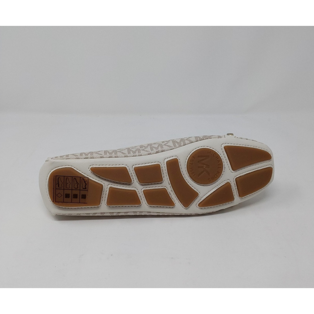 Michael Kors Fulton Moc Vanilla MK Logo Flats Womens Size 6M - Picture 15 of 16
